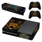 Animated Medusa Lion And Trippy Owl Art Xbox One Skin Sticker