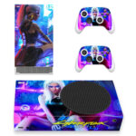 Cyberpunk 2077 Game Skin Sticker For Xbox Series S And Controllers Design 5