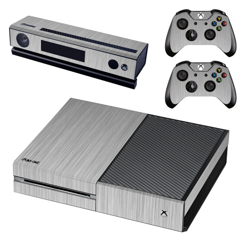 Gray Wood Pattern Xbox One Skin Sticker