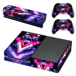 Abstraction Of Creative Triangles Digital Art Skin Sticker For Xbox One