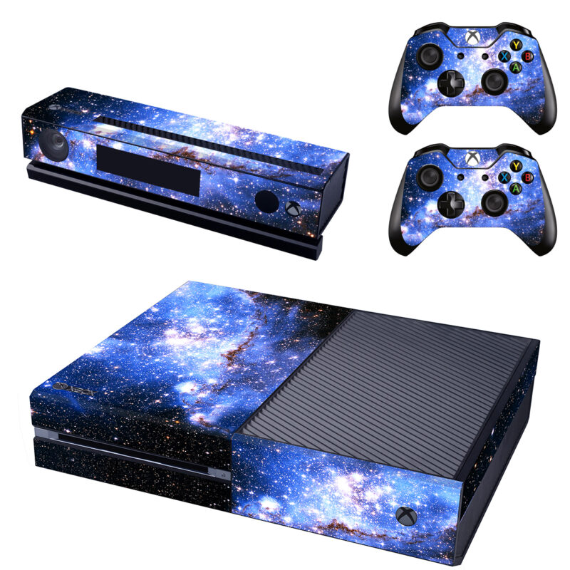 Blue Galaxy Xbox One Skin Sticker