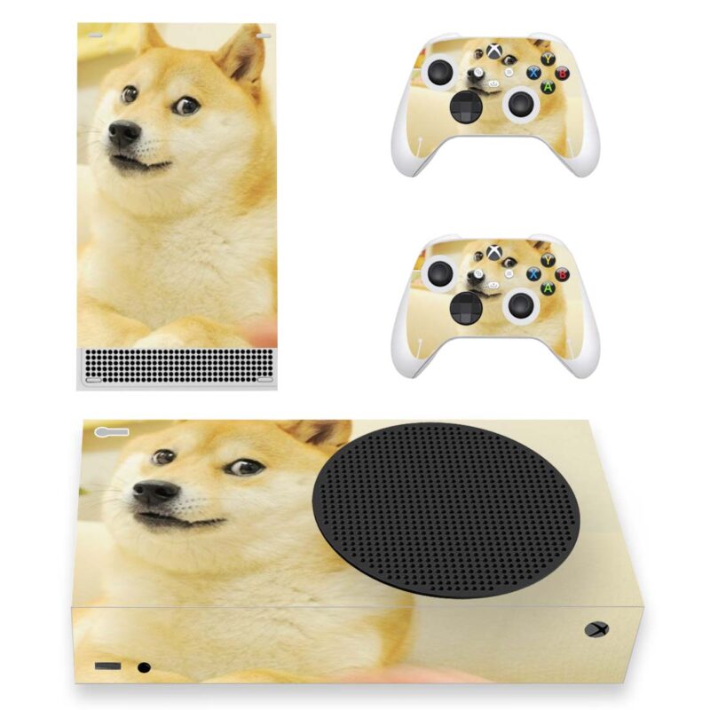 Shiba Inu Dog Skin Sticker For Xbox Series S And Controllers