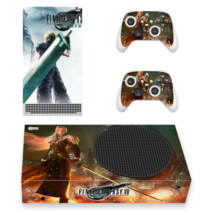 Final Fantasy VII Remake Game Skin Sticker For Xbox Series S And Controllers Design 3