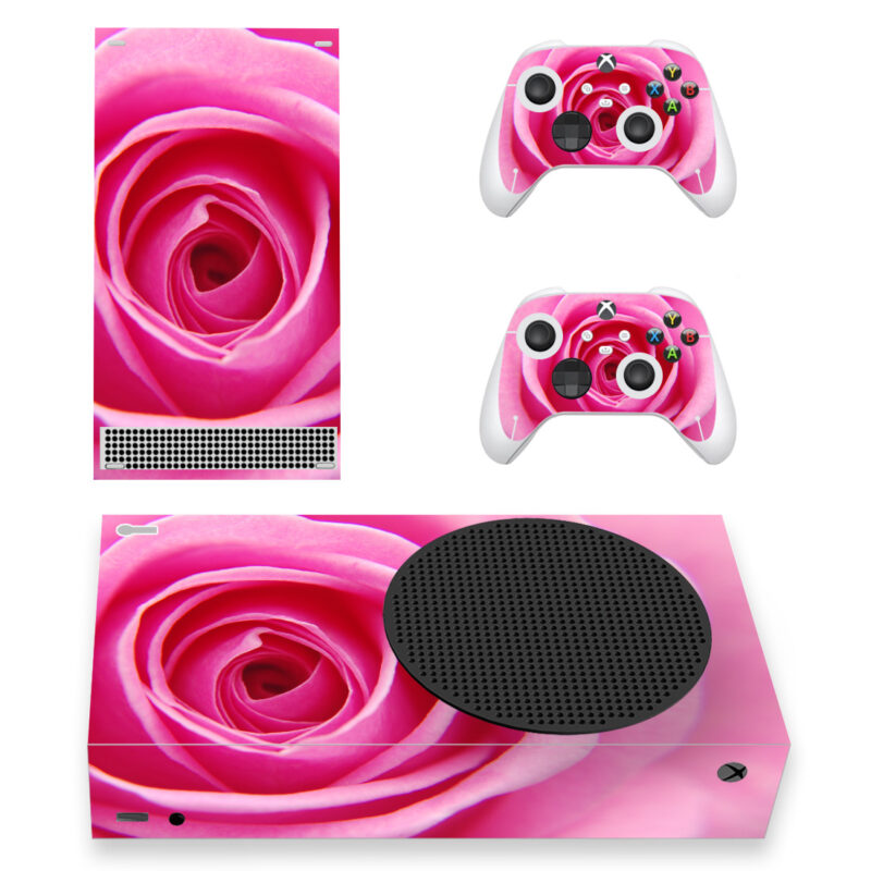 Rose Style Skin Sticker For Xbox Series S And Controllers