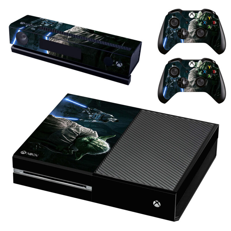 Star Wars Yoda And StarKiller Xbox One Skin Sticker