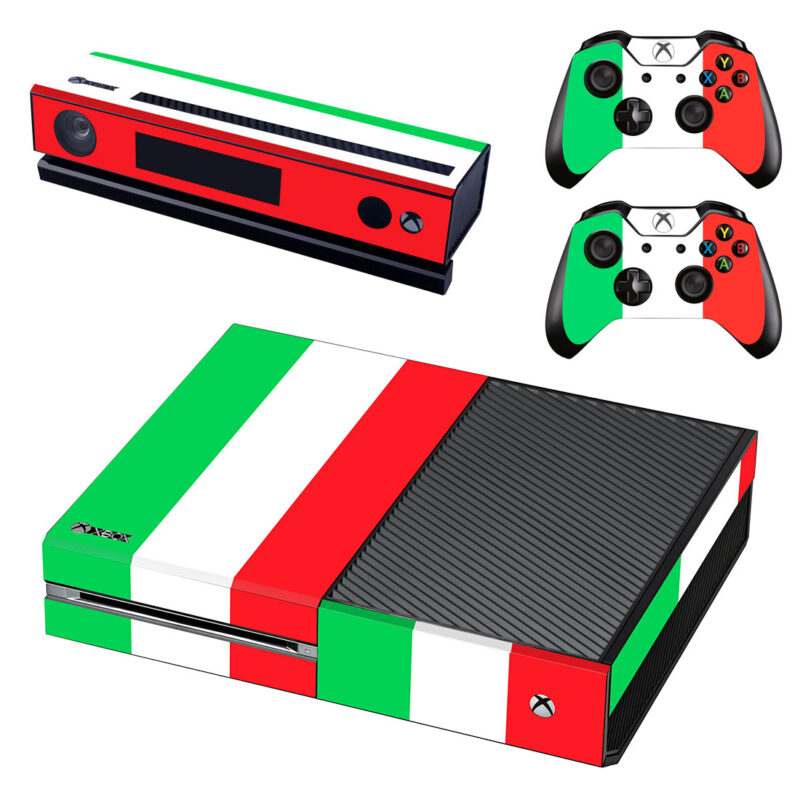 Flag Of Italy Xbox One Skin Sticker