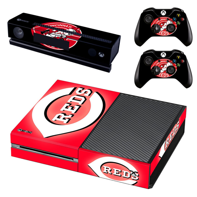 Cincinnati Reds Skin Sticker For Xbox One