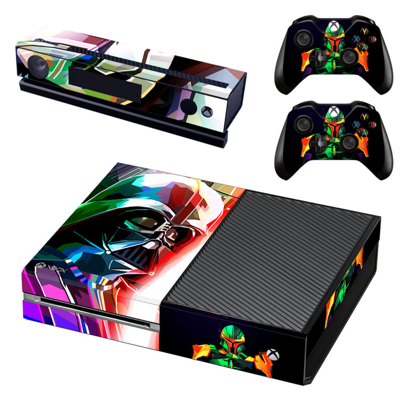 Colorful Darth Vader Art Xbox One Skin Sticker