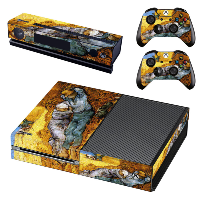 Vincent Van Gogh The Siesta Painting Xbox One Skin Sticker