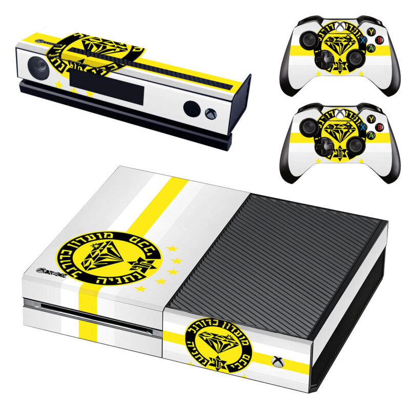 Maccabi Netanya F.C. Xbox One Skin Sticker Design 1