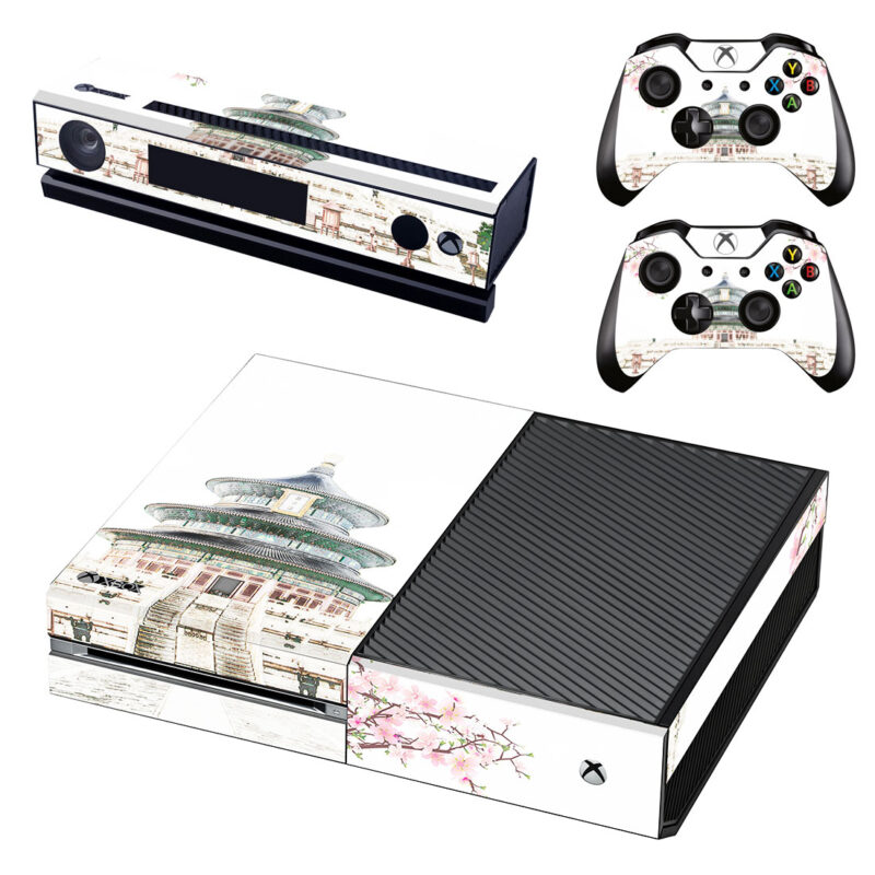 Temple Of Heaven In China Painting Skin Sticker For Xbox One