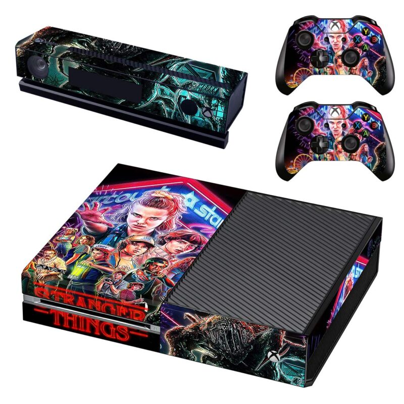 Stranger Things Xbox One Skin Sticker Design 1