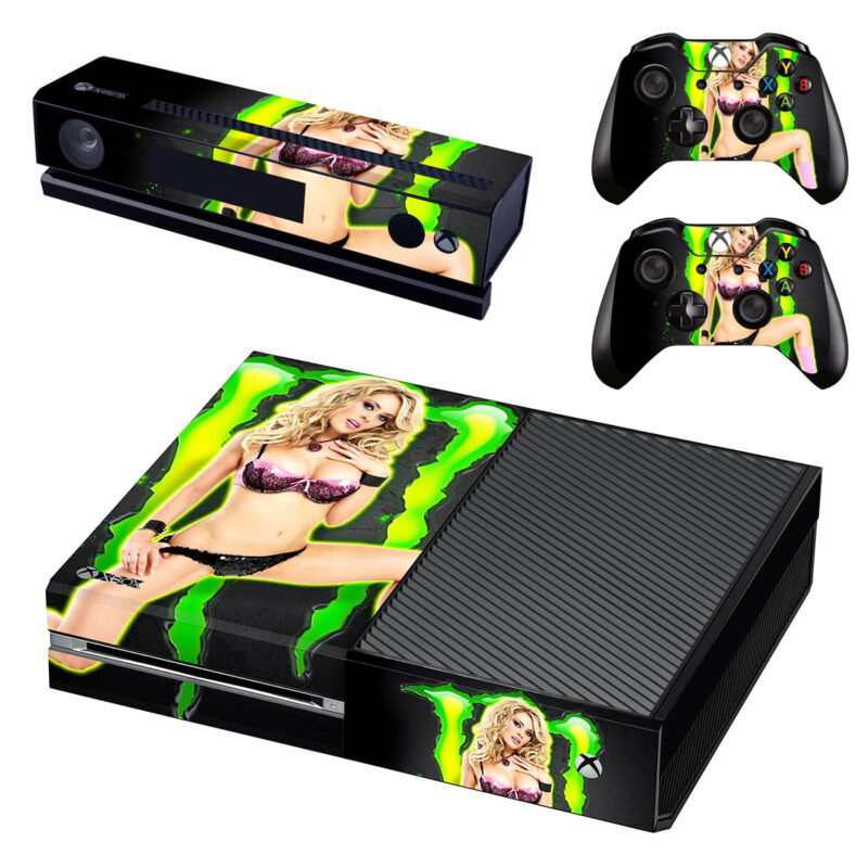 Monster Energy Girl Xbox One Skin Sticker