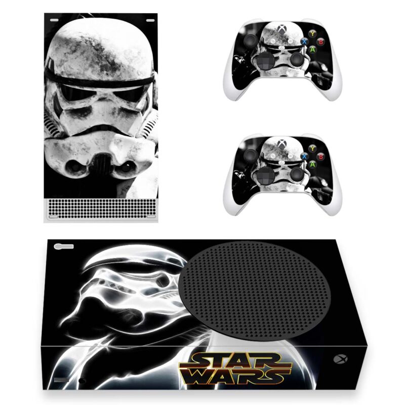 Star Wars Stormtrooper Skin Sticker For Xbox Series S And Controllers Design 3