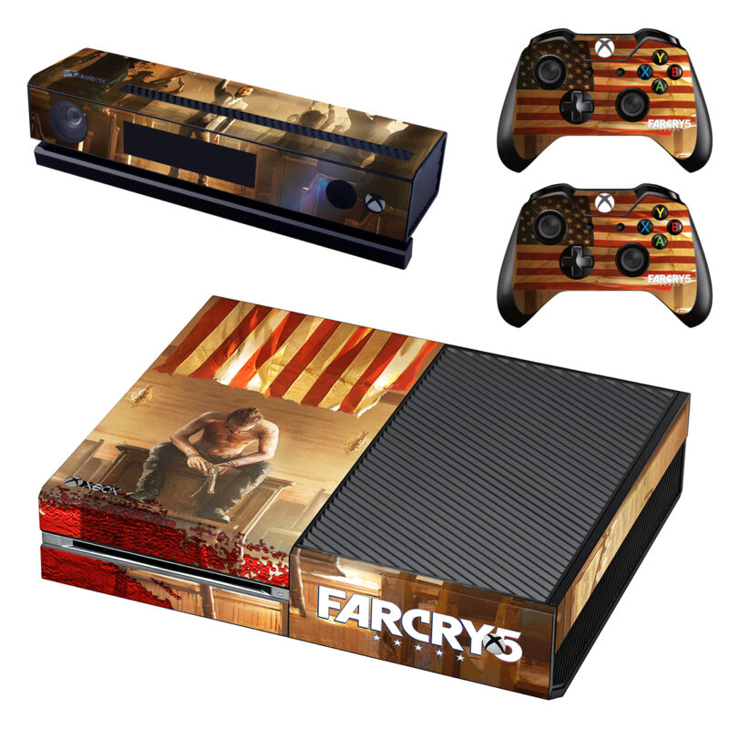 Joseph Seed With Far Cry 5 Flag Xbox One Skin Sticker