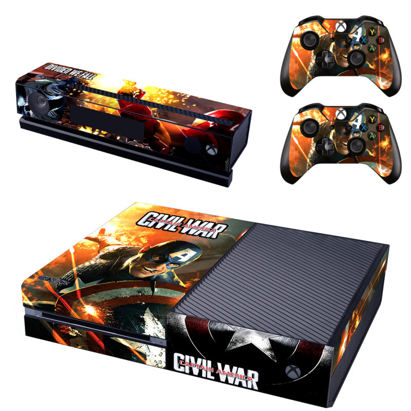 Captain America: Civil War Xbox One Skin Sticker Design 5