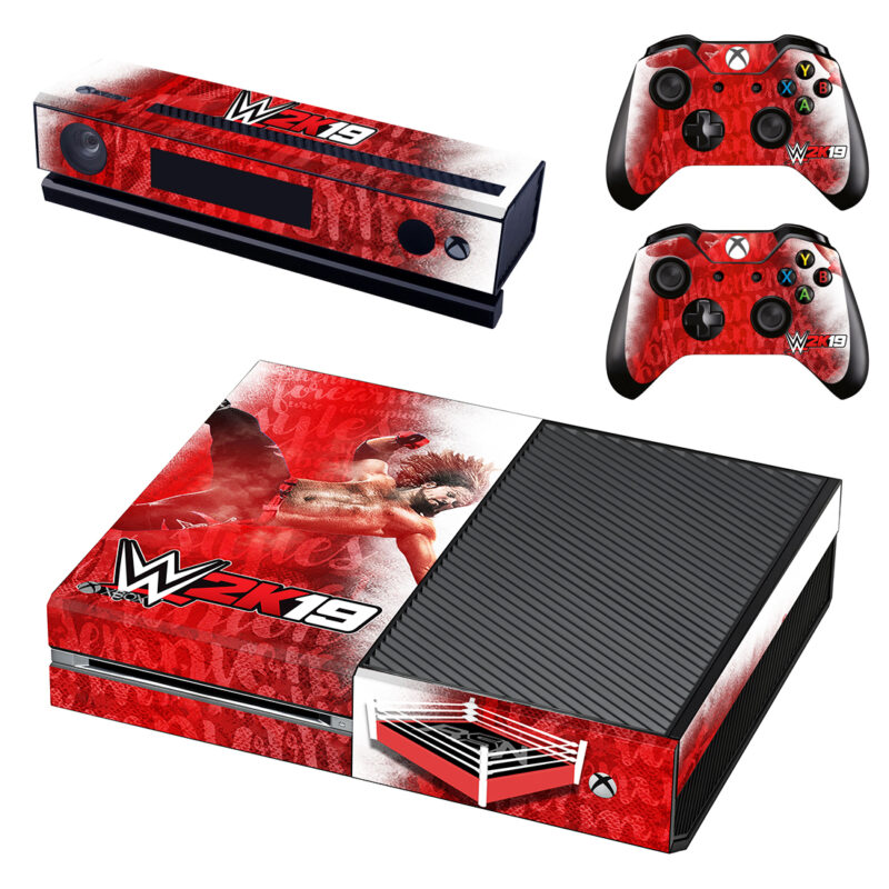 WWE 2K19 Game Skin Sticker For Xbox One Design 1