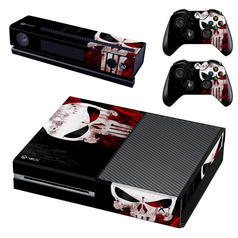 The Punisher Bloody Skull Xbox One Skin Sticker