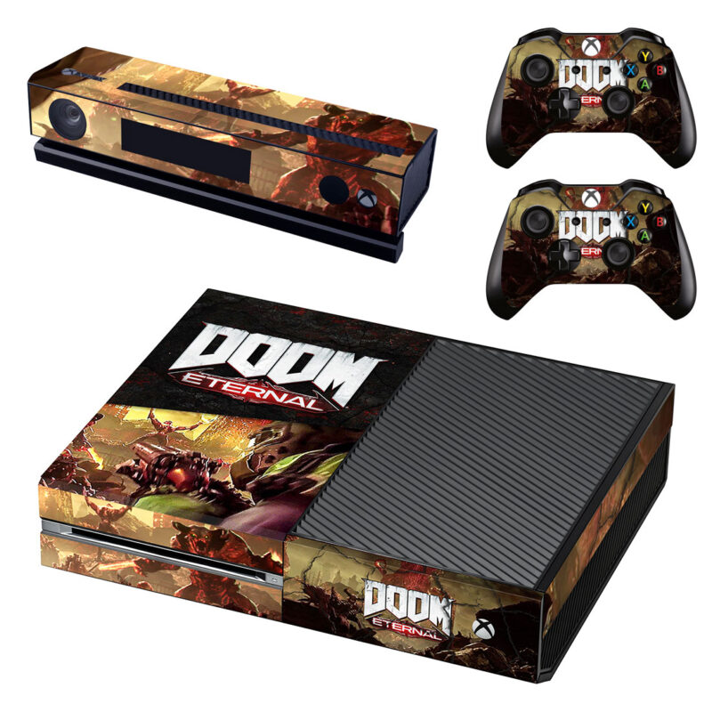 Doom Eternal Game Skin Sticker For Xbox One Design 2