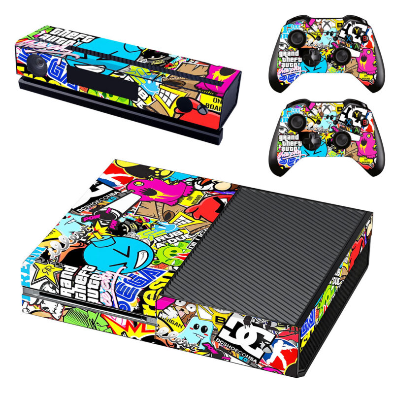 Sticker Bomb Xbox One Skin Sticker Design 2