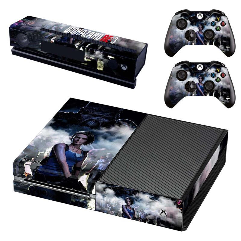 Biohazard Resident Evil: 3 Game Xbox One Skin Sticker Design 1