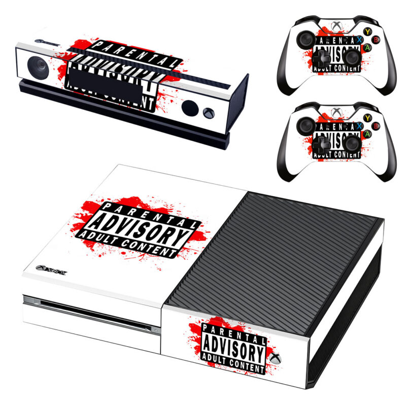 Parental Advisory Adult Content Label Skin Sticker For Xbox One