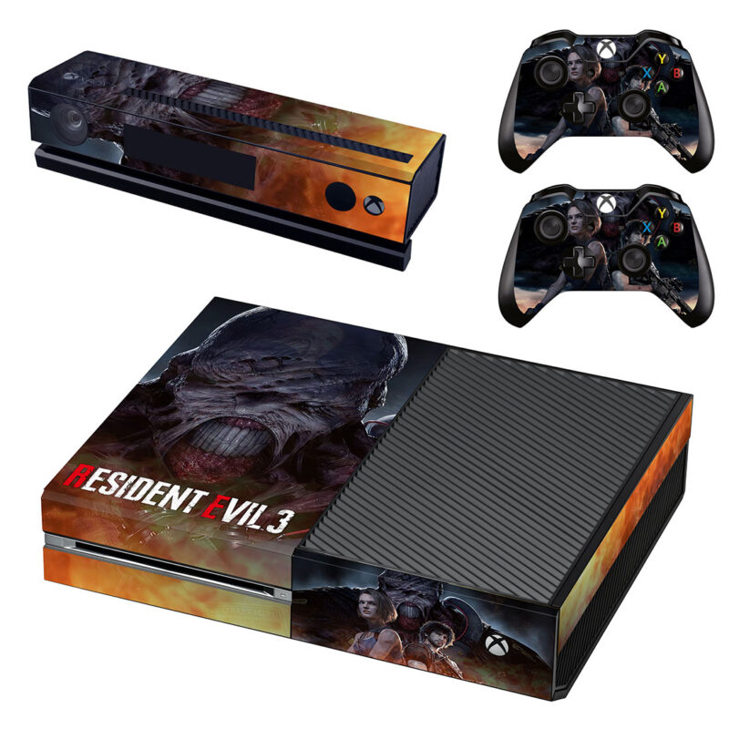 Resident Evil 3 Game Xbox One Skin Sticker Design 2