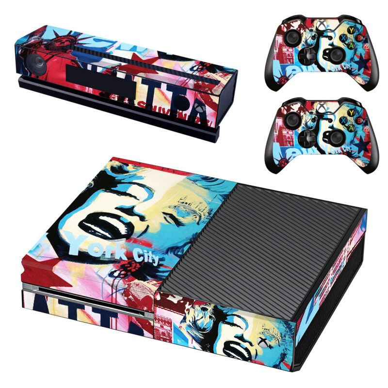 New York Pop Art Canvas Xbox One Skin Sticker