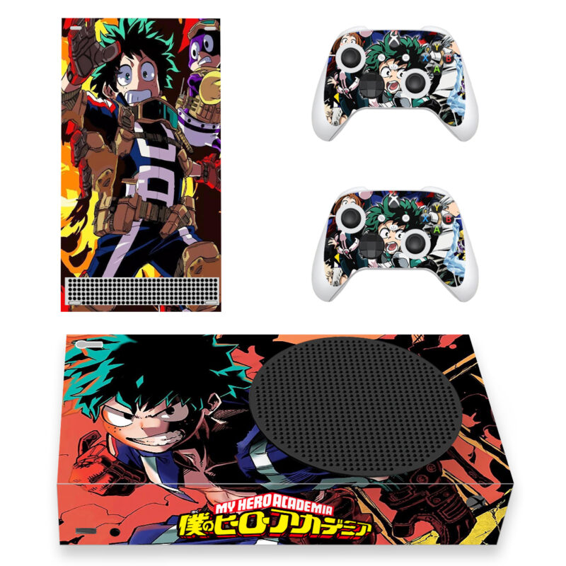 Nightcore My Hero Academia Izuku Midoriya Skin Sticker For Xbox Series S And Controllers