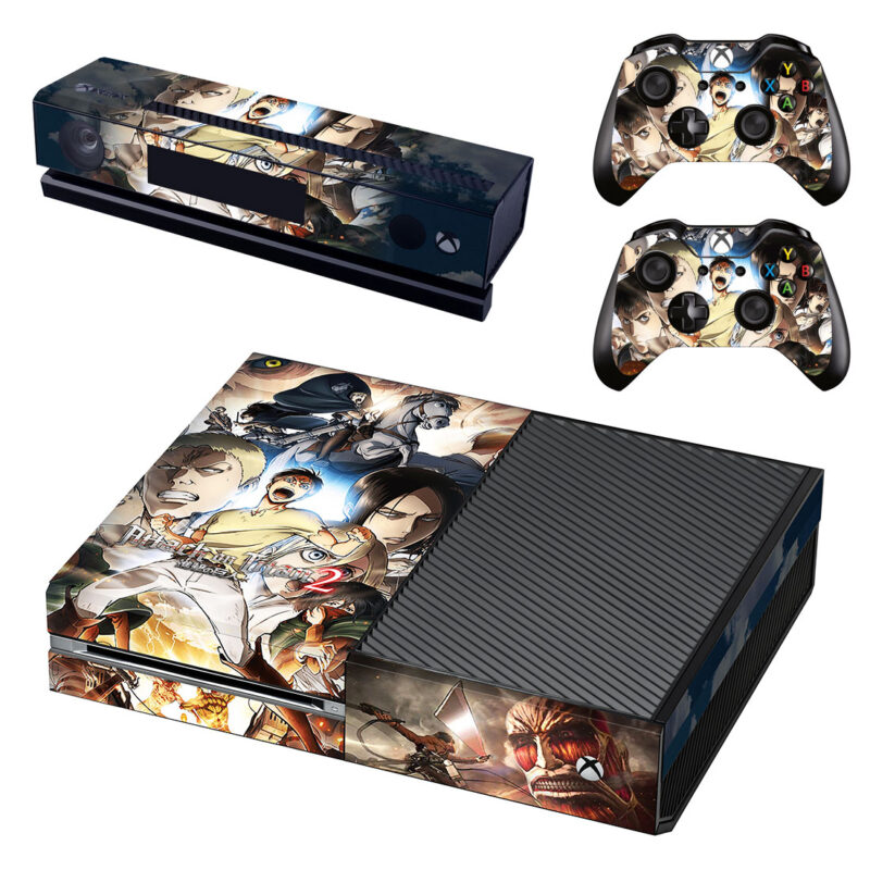 Attack On Titan 2 Game Skin Sticker For Xbox One Design 1