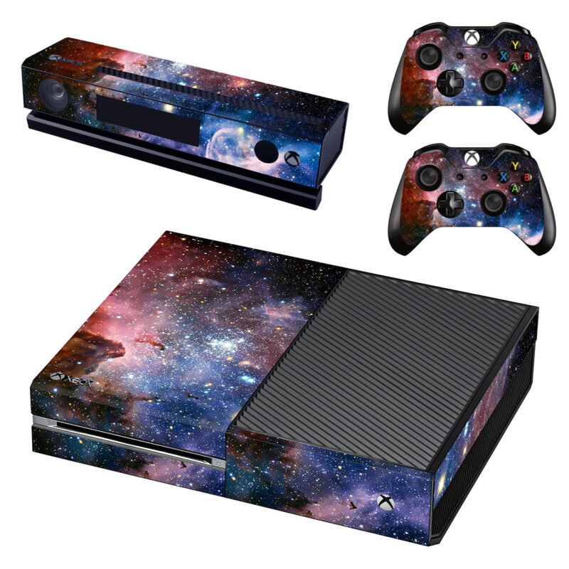 Galaxy With Stars Xbox One Skin Sticker