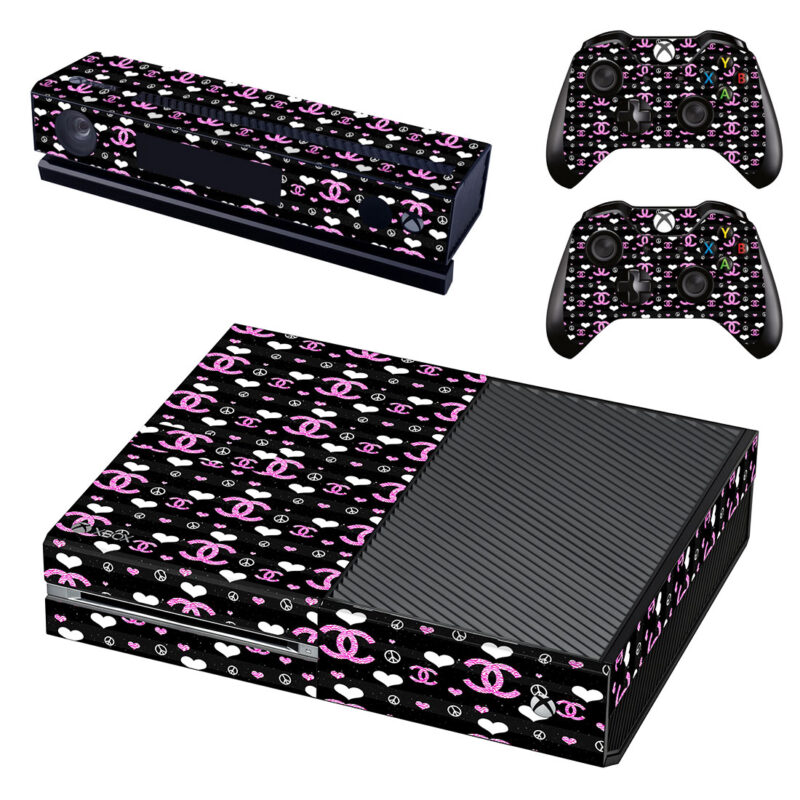 Chanel And Peace Pattern Skin Sticker For Xbox One