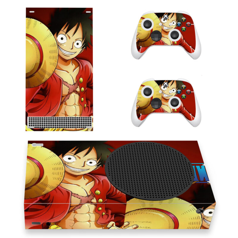 One Piece Monkey D. Luffy Skin Sticker For Xbox Series S And Controllers