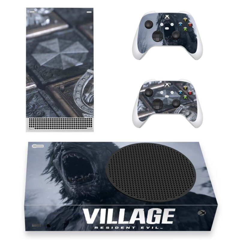 Resident Evil Village Game Skin Sticker For Xbox Series S And Controllers Design 6