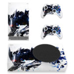 Blade Wolf Digital Art Skin Sticker For Xbox Series S And Controllers