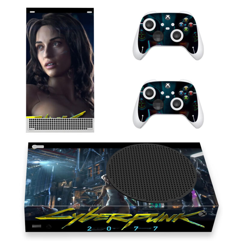 Cyberpunk 2077 Game Skin Sticker For Xbox Series S And Controllers Design 6