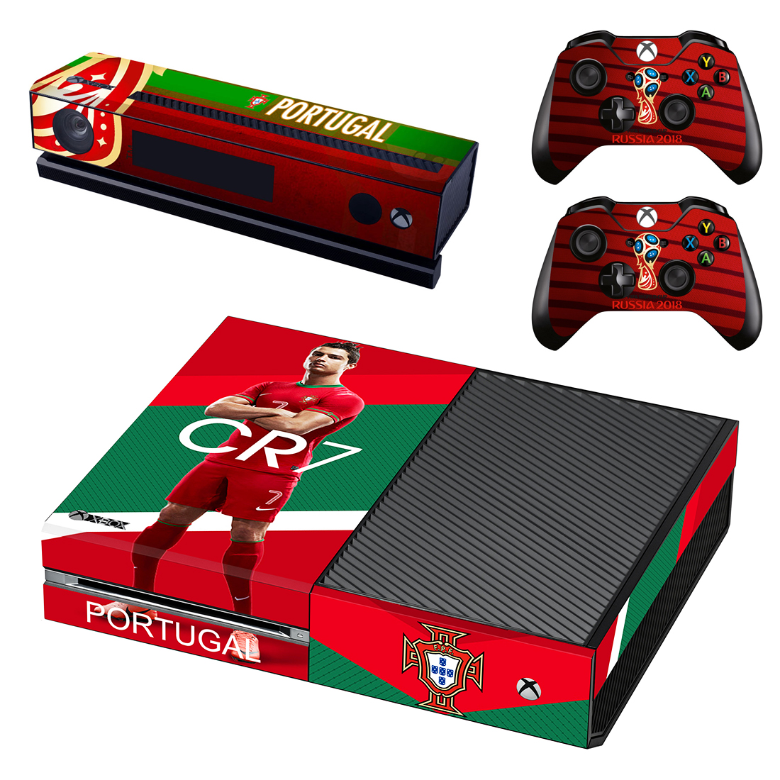 Portugal Football Federation Cristiano Ronaldo And Skin Sticker For Xbox One