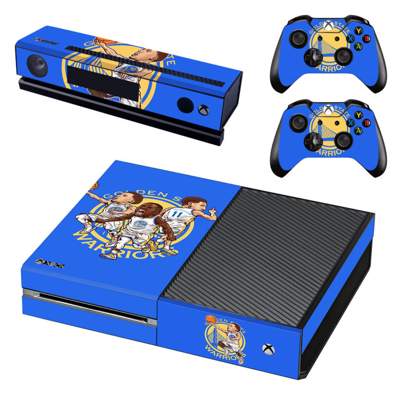 Golden State Warriors Cartoon Xbox One Skin Sticker