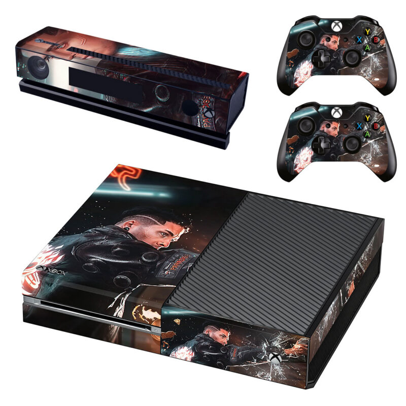 Cyberpunk 2077 Game Skin Sticker For Xbox One Design 8