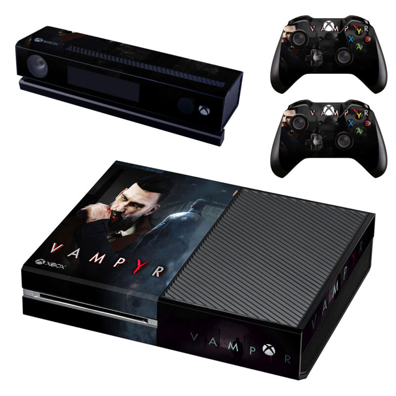 Vampyr Game Skin Sticker For Xbox One Design 1