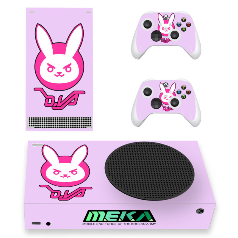 Overwatch D.Va Bunny And Meka Skin Sticker For Xbox Series S And Controllers