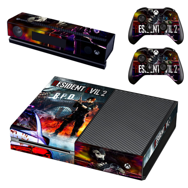 Resident Evil 2 Game Xbox One Skin Sticker Design 4