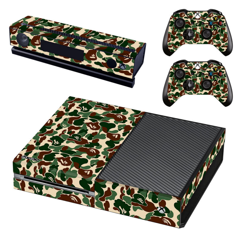 Military Camouflage Pattern Xbox One Skin Sticker