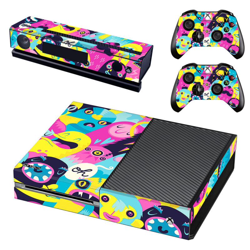 MrSuicideSheep OMFG Hello Skin Sticker For Xbox One