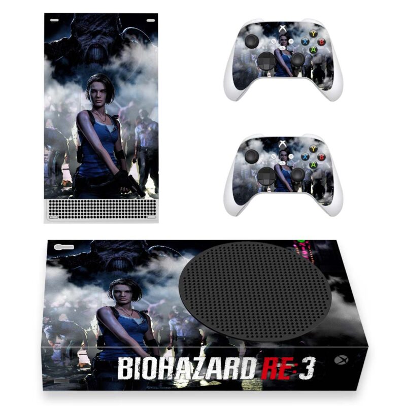 Biohazard Resident Evil: 3 Game Skin Sticker For Xbox Series S And Controllers Design 3