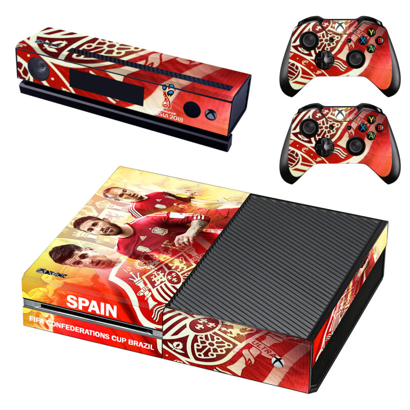 Spain National Football Team Skin Sticker For Xbox One