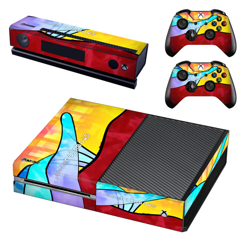 Ride The Rainbows Xbox One Skin Sticker