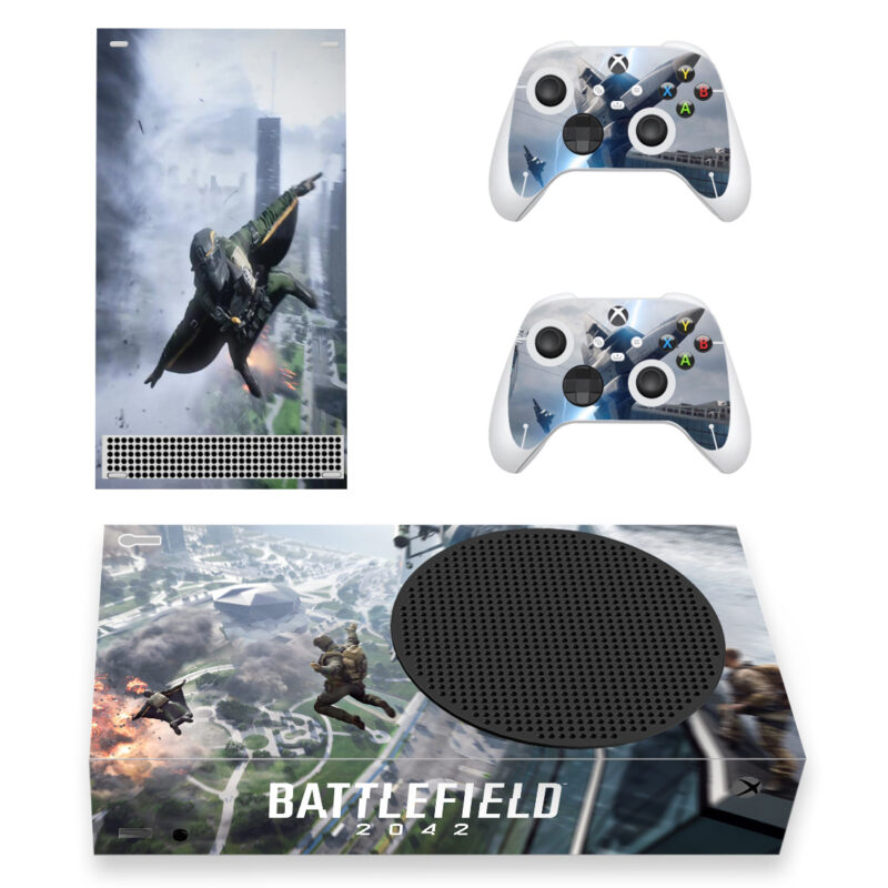 Battlefield 2042 Game Skin Sticker For Xbox Series S And Controllers