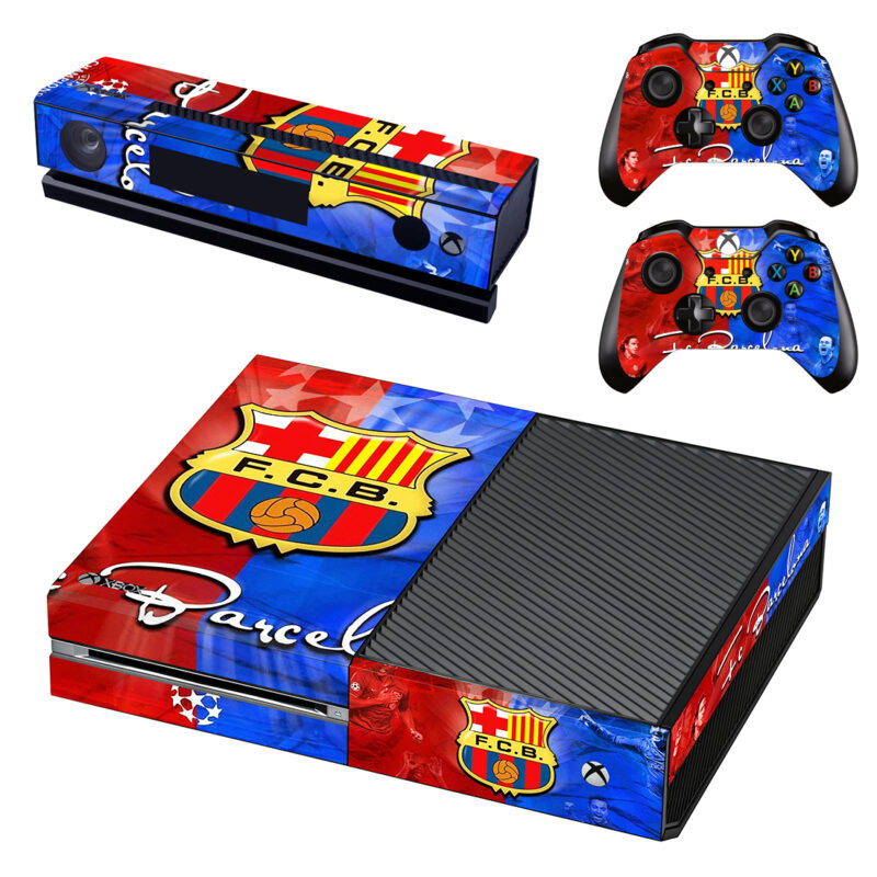 FC Barcelona Xbox One Skin Sticker Design 4