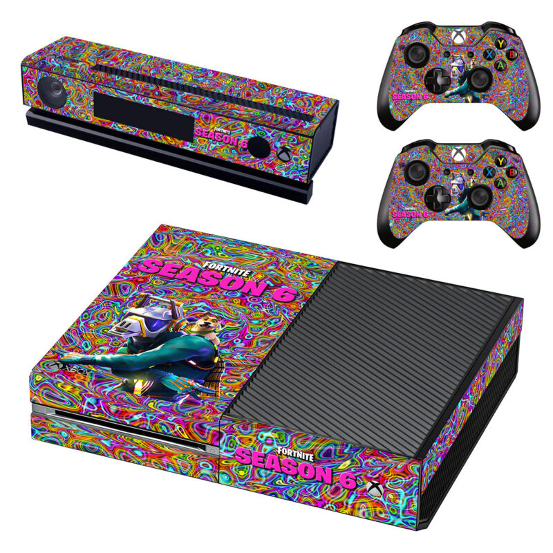 Fortnite Season 6 Game Skin Sticker For Xbox One Design 1